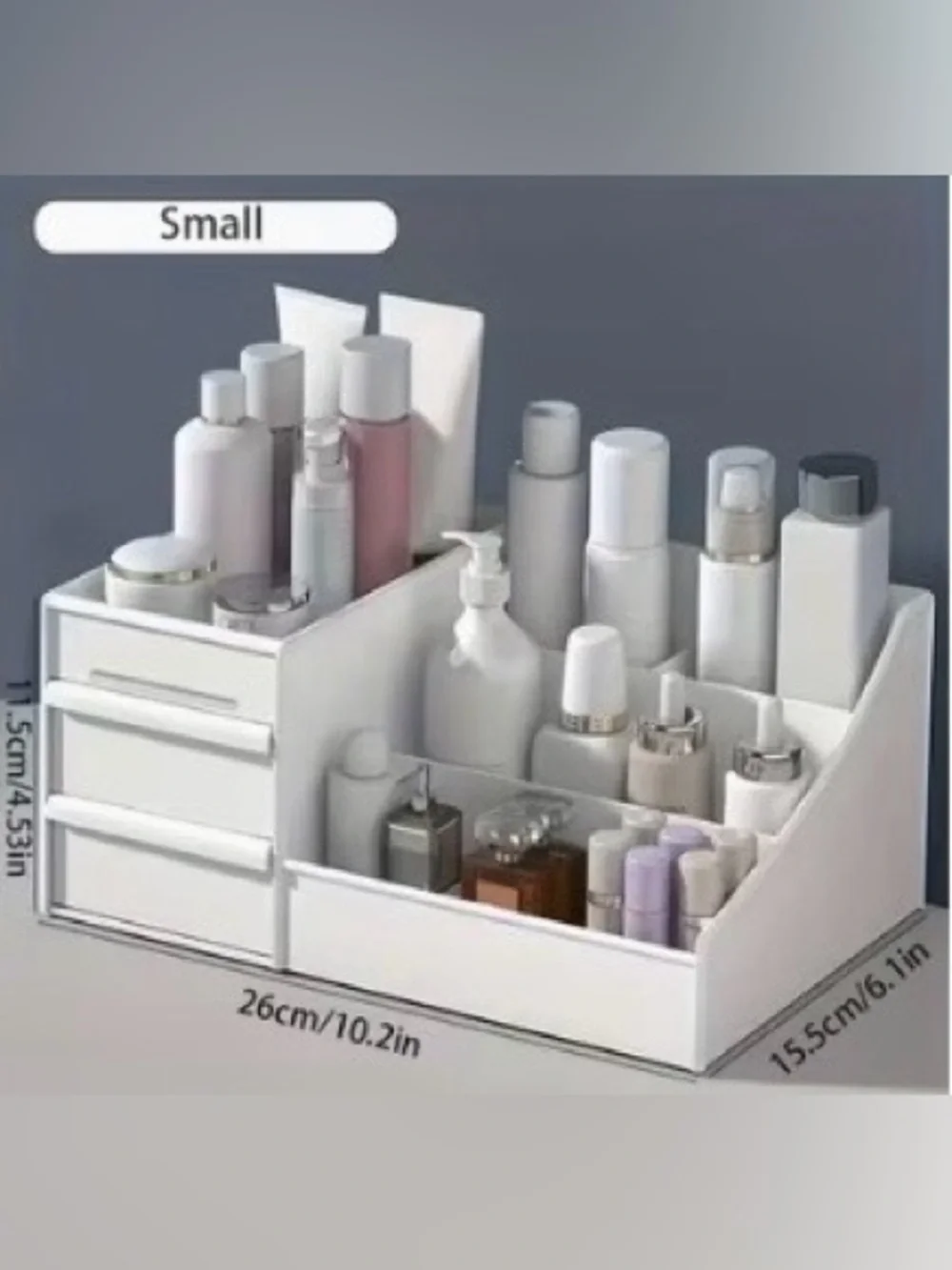New In Box-Wnnideo White 10.2” x 4.53” x 6.1” Multi-Functional Organizer